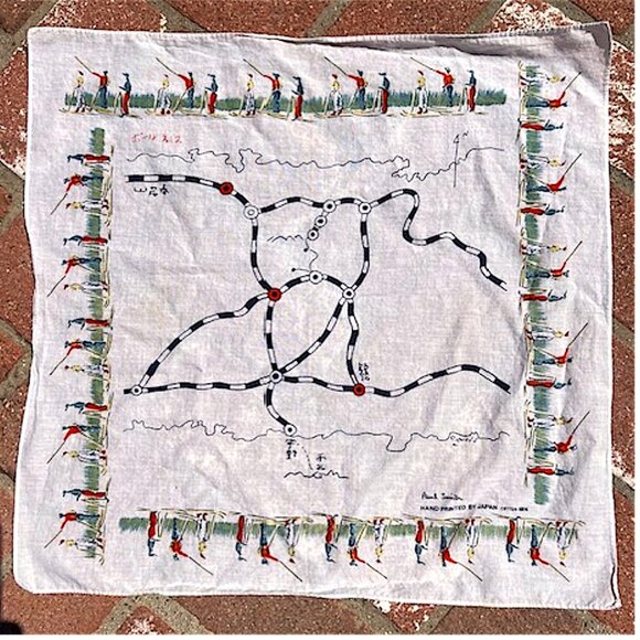 Paul Smith London Accessories - Japan Paul Smith Ski Scarf Bandana Square From Japan 19.5" x 19.5" UNISEX
